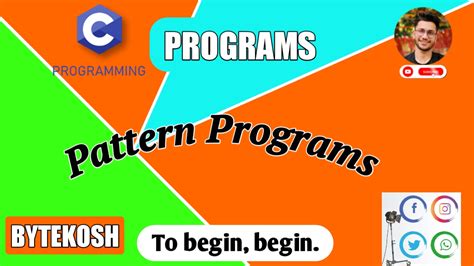 Pattern Prints in C Using Nested Loop 的图像结果