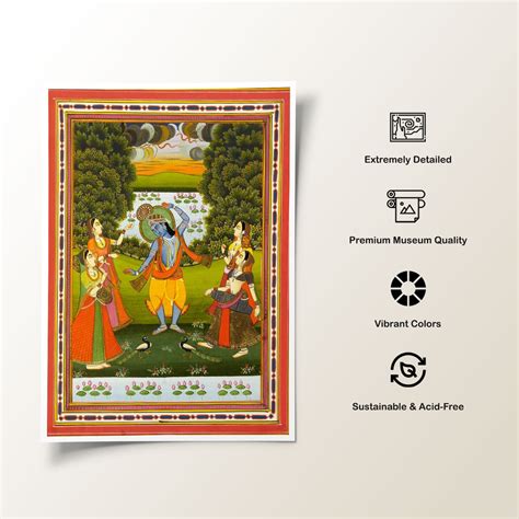 A yellow garbed Krishna: Buy Rajasthani Miniature Paintings & Art ...