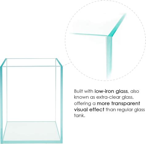 HIROAQUATICS Nano Tall Rimless Frameless Extra Clear Glass India | Ubuy