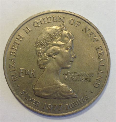 1 Dollar 1977 - Silver Jubilee of queen Elizabeth II, Constitutional ...