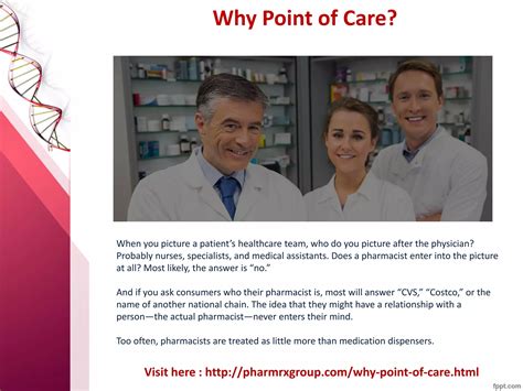 Comprehensive pharmacy services | Point of care | PPT