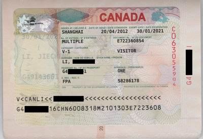 加拿大访问签证 - 知乎