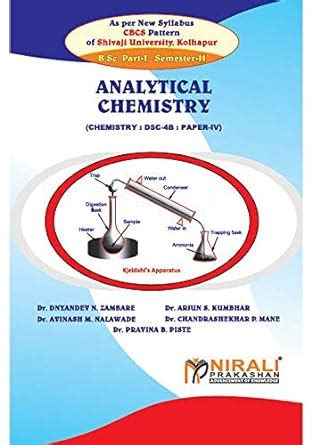 ANALYTICAL CHEMISTRY DSC-4B : Paper IV eBook : Dr. Dnyandev N. Zambare ...