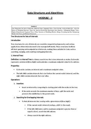 Data structures and algorithms for problem solving CIE - MCS103 - Studocu