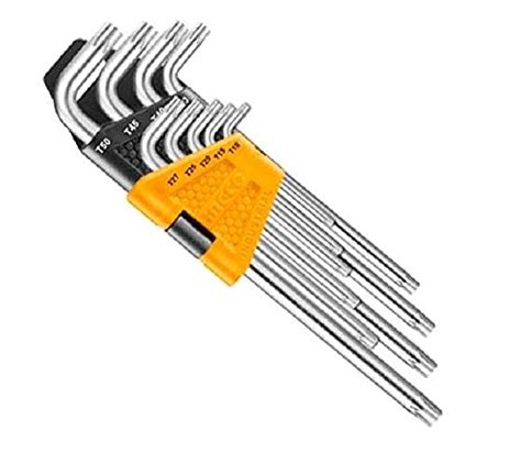 INGCO Hex Key (Torx) 9pcs Torx Key set HHK13091 : Amazon.in: Home ...