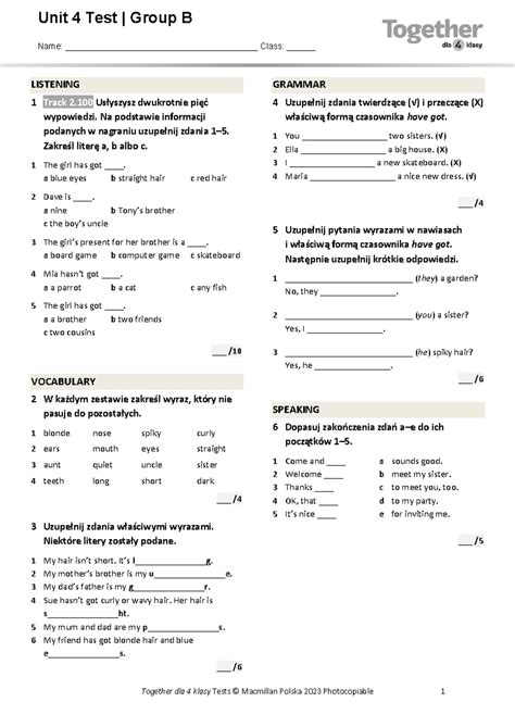 NEA 3 Unit 4 Vocabulary and Grammar Overview - Studocu