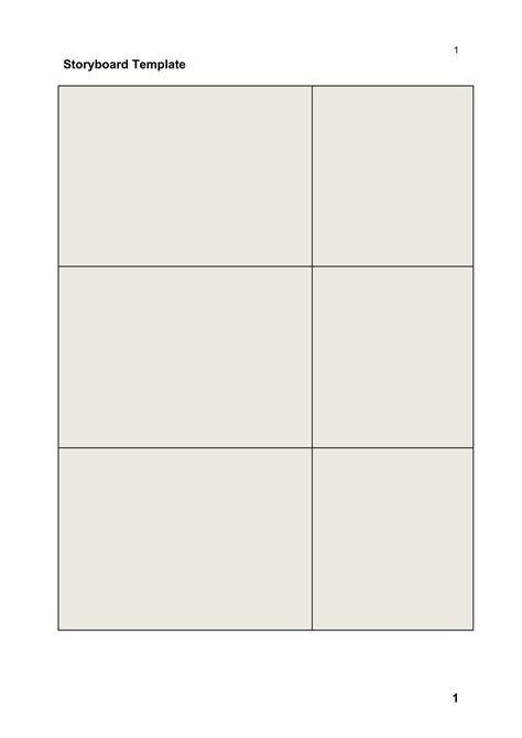 Image result for Free Printable Storyboard Example