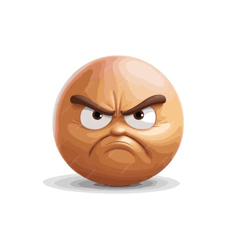 Premium Vector | Unamused face emoji vector on white background