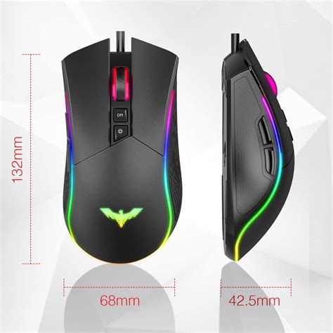 HAVIT MS733 RGB Programmable Gaming Mouse (2020 Version)