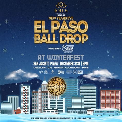 EL PASO NEW YEARS EVE BALL DROP DOWNTOWN EL PASO, San Jacinto Plaza, El ...