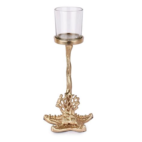 Shop Golden Starfish Base Candle Holder Table Decor For Living Room ...