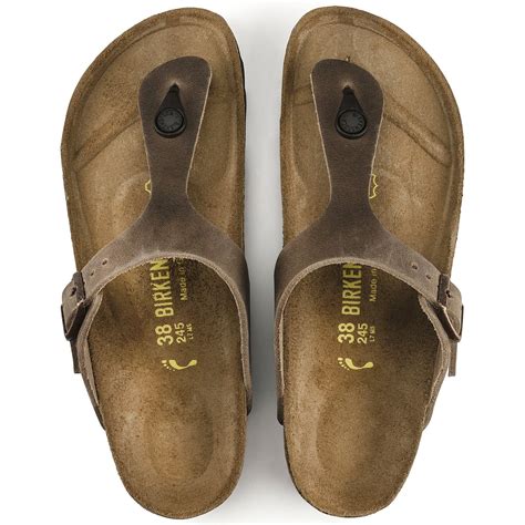 Buy Brown Gizeh Oiled Leather Online in India - BIRKENSTOCK