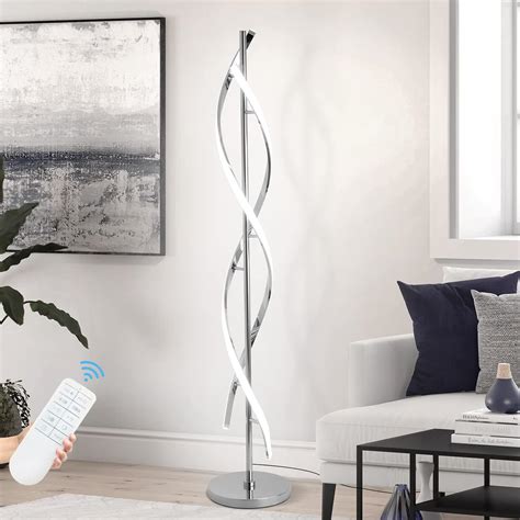 EIDEARAY LED Modern Floor Lamp for Living Room, 40W 3 Colors Stepless ...