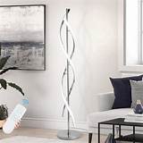 EIDEARAY LED Modern Floor Lamp for Living Room, 40W 3 Colors Stepless ...