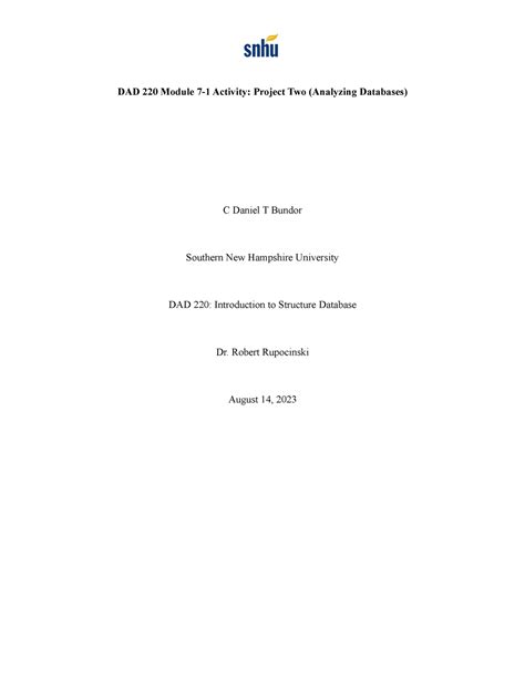 Image result for Dad 220 Module 7 Project Two