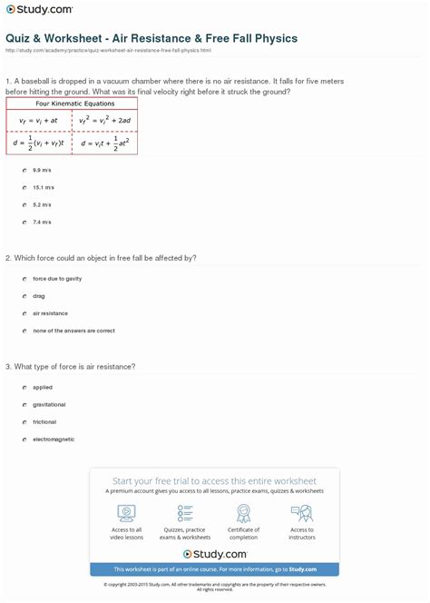 Image result for Free Fall Physics Problems