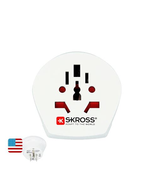Adaptador mundial a estados unidos skross 1500221-e. diseñado en suiza ...