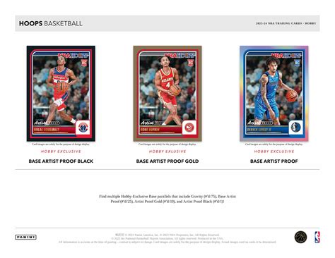 2023-24 Panini Hoops NBA Basketball Cards