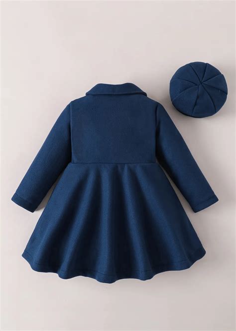 Shop Online Bow Applique Long Coat at ₹1248