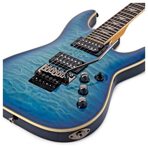 DISC Schecter Omen Extreme-6 FR, Ocean Blue Burst at Gear4music