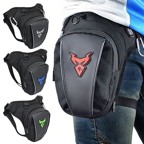 MOTOCENTRIC Motorcycle Drop Waist Leg Bag Thigh Belt Hip Bum Waterproof ...