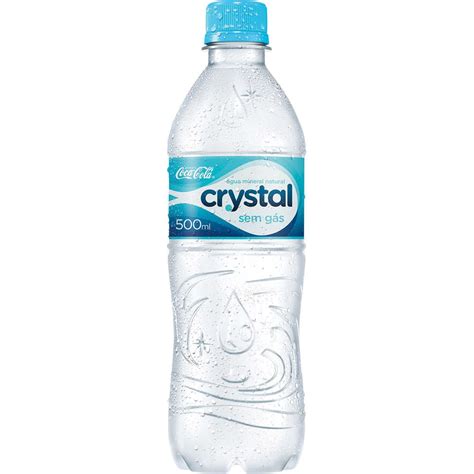 Água Mineral Natural sem Gás Crystal Garrafa 500ml - Supernosso