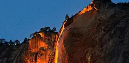La increíble cascada de fuego del Parque de Yosemite