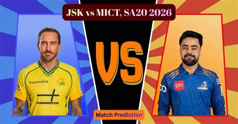 SEC vs MICT, SA20 2025: Match Prediction, Dream11 Team, Fantasy Cricket ...