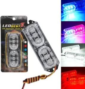 ROADIES CHOICE Blinking Light with Red and Blue color Mini Flasher ...