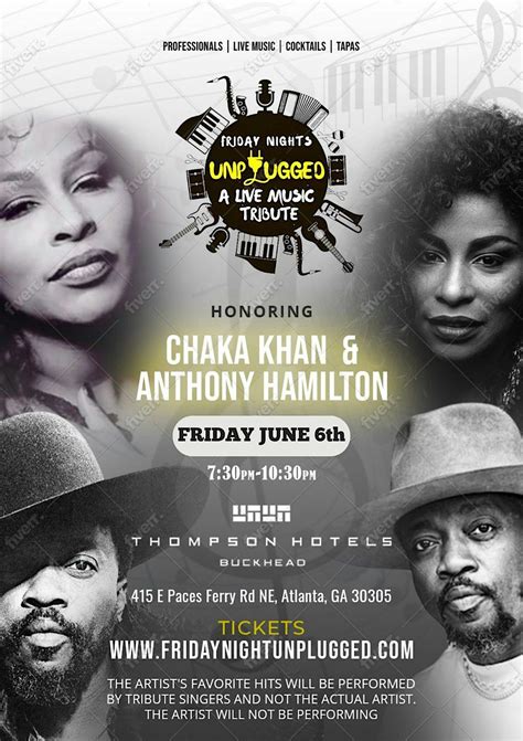 Friday Night: Unplugged - Live Tribute to Chaka Khan & Anthony Hamilton ...