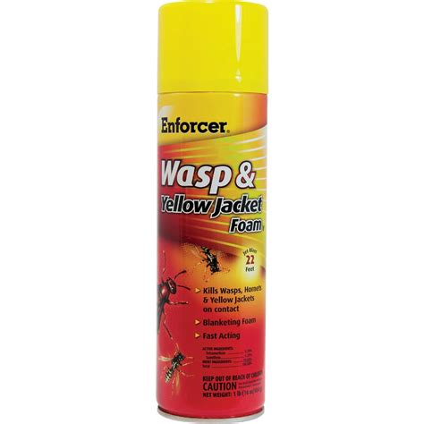 Enforcer 16 Oz. Foaming Aerosol Spray Yellow Jacket, Wasp & Hornet ...