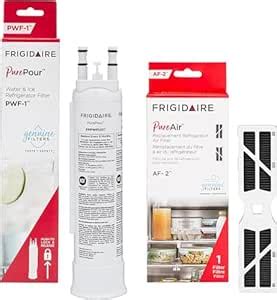 Frigidaire PurePour® PWF-1 (FPPWFU01) & PureAir® AF-2 (FRGPAAF2) Water ...