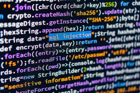 Image result for SQL Injection Code