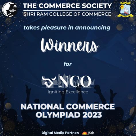 Celebrating Excellence: National Commerce Olympiad 2023 (SRCC ...