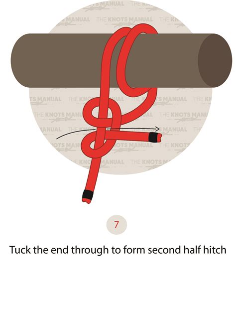 How to Tie a Round Turn & Two Half Hitches Knot - The Knots Manual