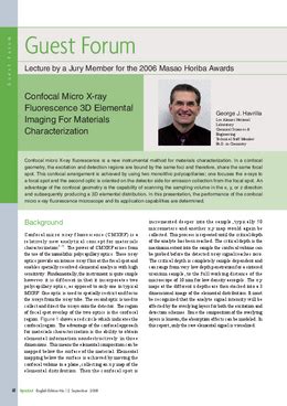 Masao Horiba Awards "X-ray Analysis Technology" - HORIBA