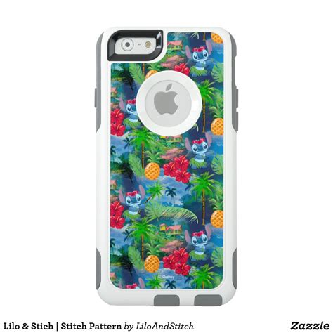 Lilo & Stich | Stitch Pattern Otterbox iPhone Case | Zazzle | Disney ...