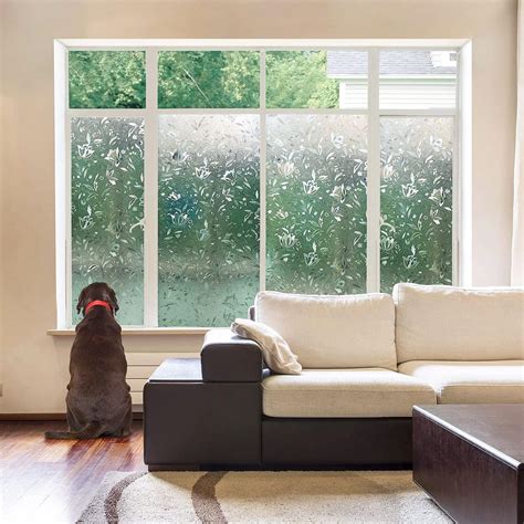 Niviy Window Film Privacy No Glue Static Cling Window Glass Film ...