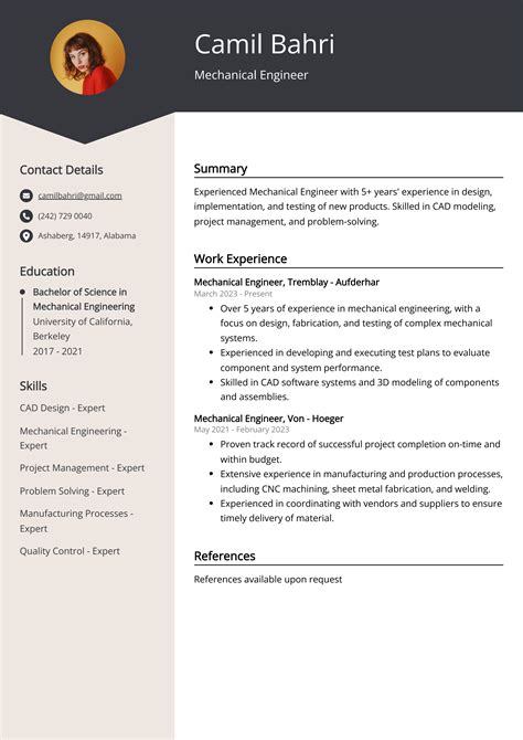 Mechanical Engineer CV: Job Description, Sample & Guide