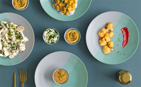 The Earth Store Handcrafted Tritone Green Matte 8 Piece Ceramic Dinner ...