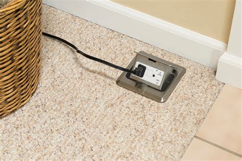 Pop Up Electrical Floor Boxes for Wood or Concrete Applications – Floor ...
