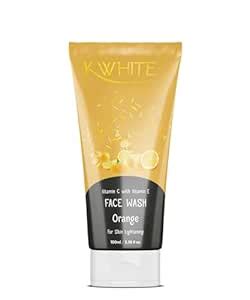 K White Vitamin C and E Orange Face Wash for Skin Lightening, 100ml ...