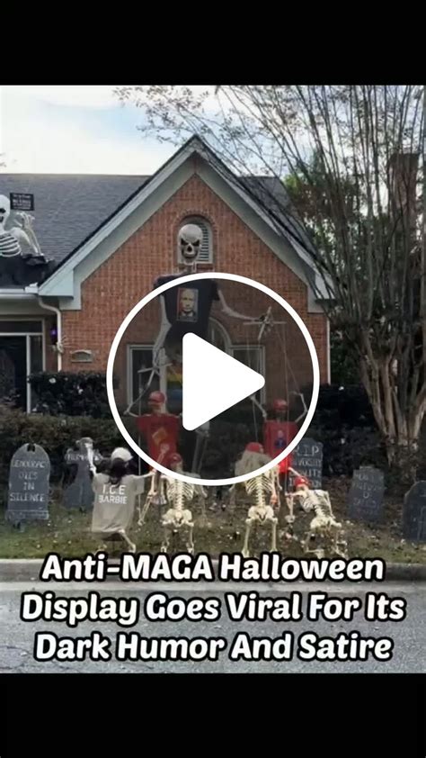 Anti-MAGA Halloween Display Goes Viral For Its Dark Humor And Satire# ...