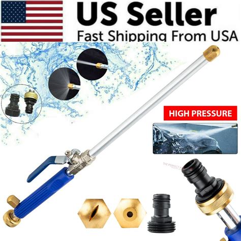 High Pressure Power Washer Water Spray Gun Nozzle Wand Attachment ...