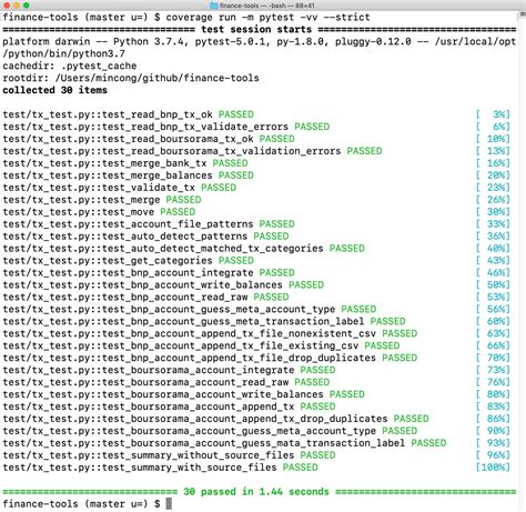 Py.test Coverage Report 的图像结果
