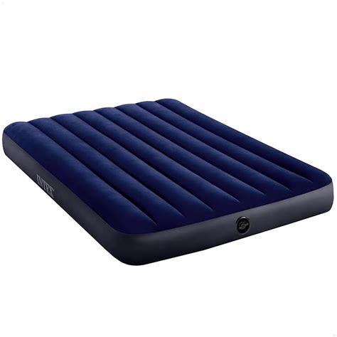 Intex PVC Classic Full-Size Inflatable Downy Airbed Mattress With ...