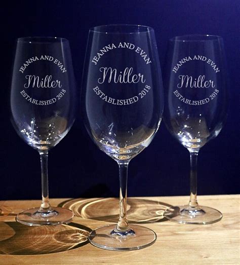 Personalized Wine Glass Custom Wedding Wine Glass Wedding - Etsy