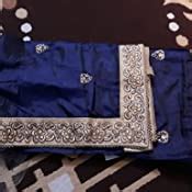 Buy Panash Trends Women's Jaal Satin Saree With Blouse Piece (UJJ.K724 ...