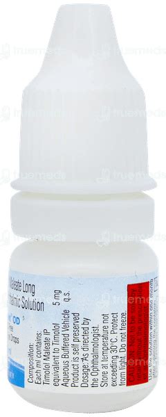 Timolet Od 0.5% Eye Drops 3 ML | Order Timolet Od 0.5 % Eye Drops 3 ML ...