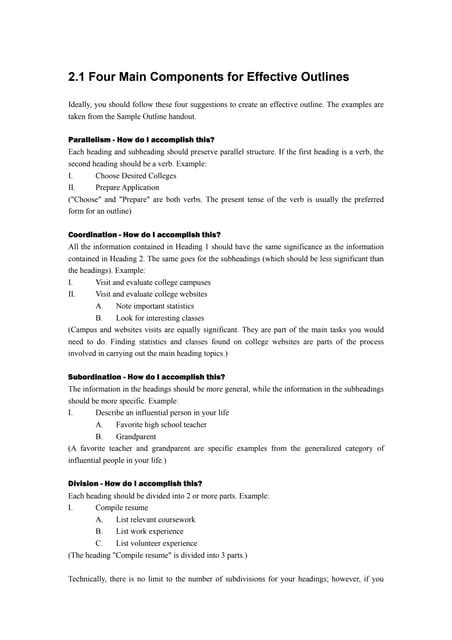 Image result for Outline Explained